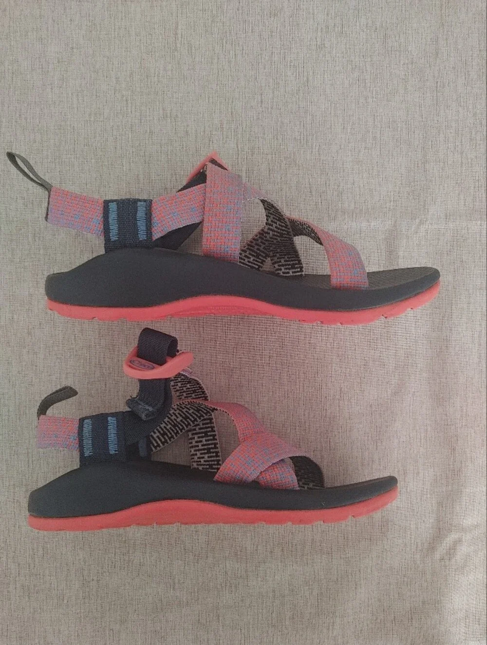 Chaco Kids' Z1 Ecotread Sandals Hiking Sandals In Penny Coral